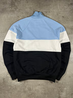 Fred Perry Half-Zip Schwarz/ Weiß/ Hellblau S