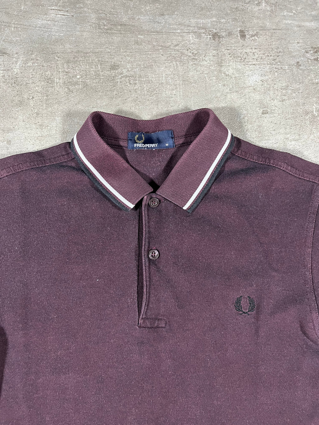 Fred Perry Poloshirt Bordeaux M