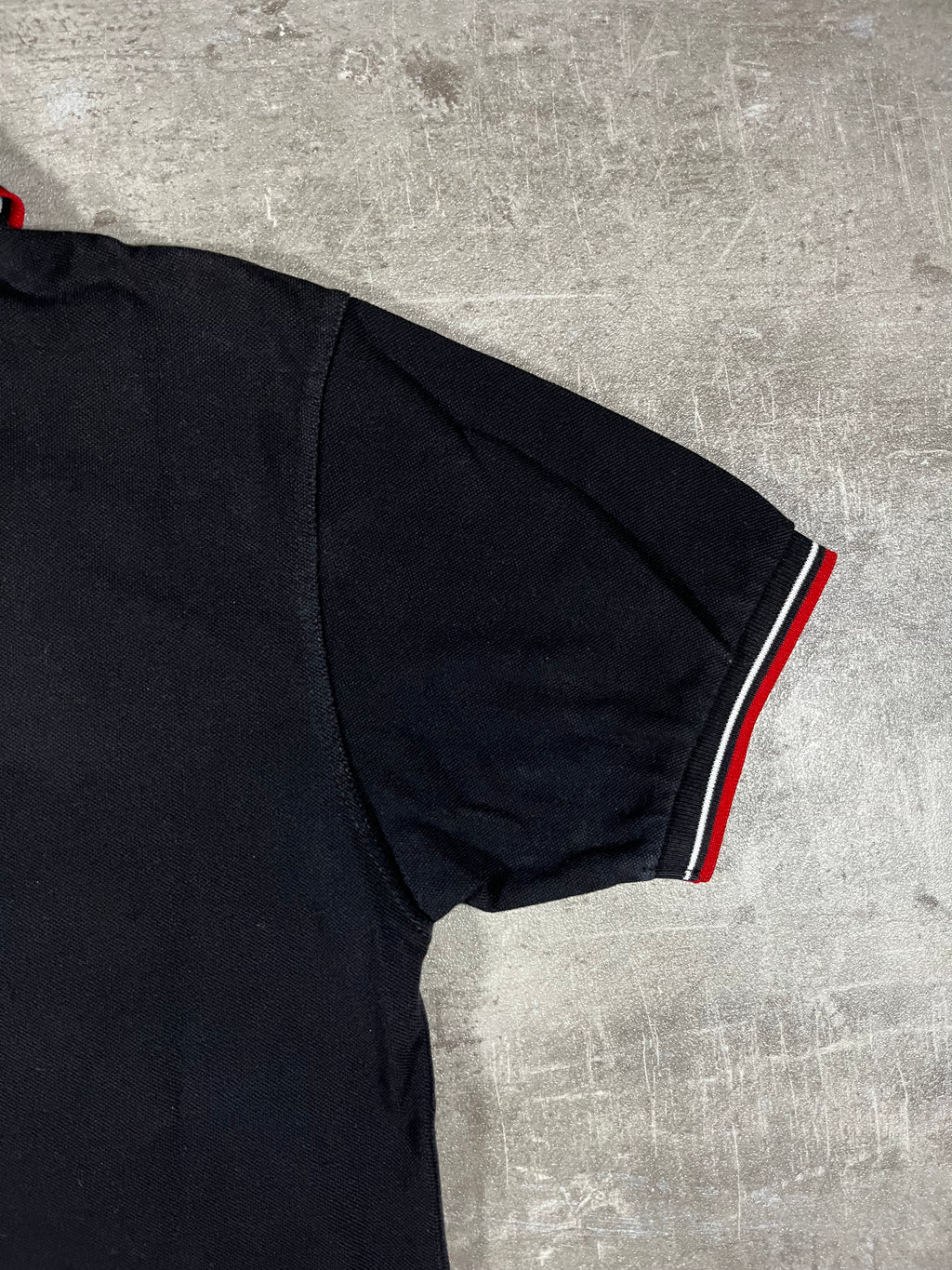 Fred Perry Poloshirt Schwarz/ Weiß/ Rot S