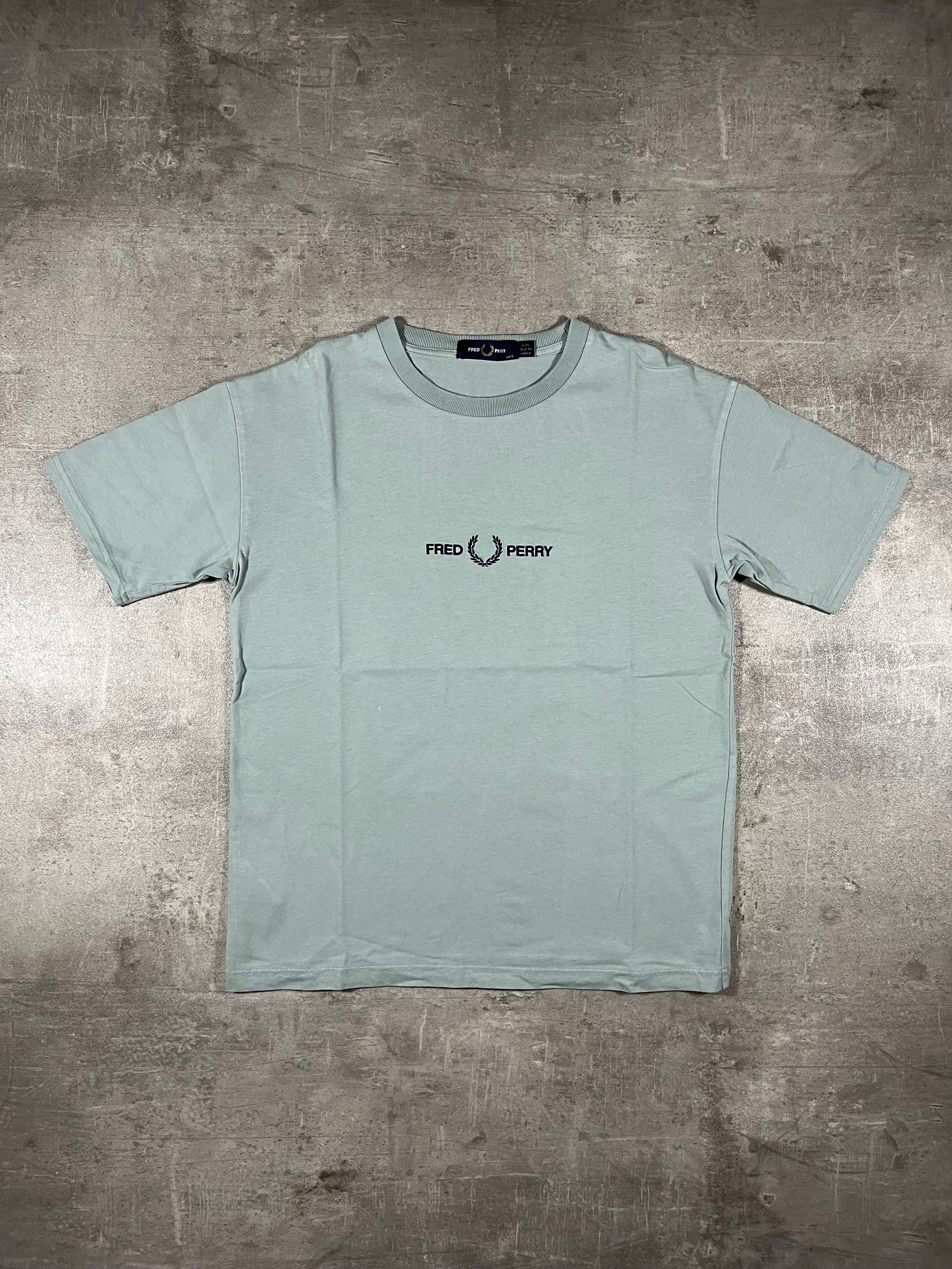 Fred Perry T-shirt Mintgrau S Damen
