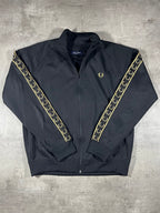 Fred Perry Trainingsjacke Schwarz/ Gold L