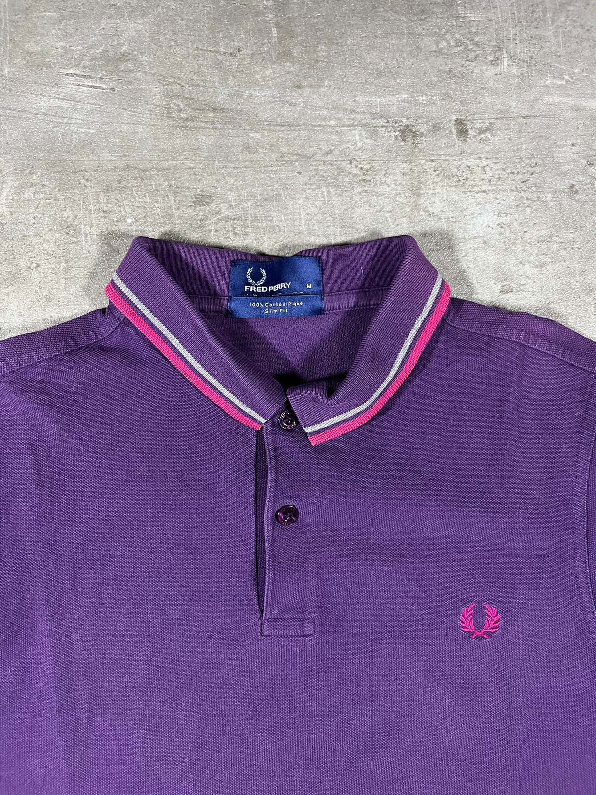 Fred Perry Poloshirt Lila M