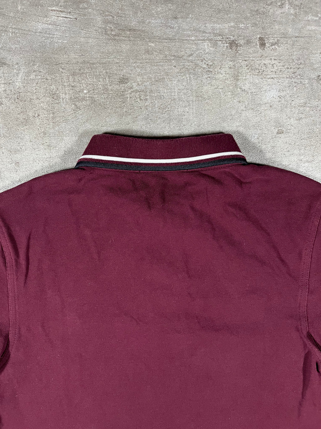 Fred Perry Poloshirt Bordeaux S