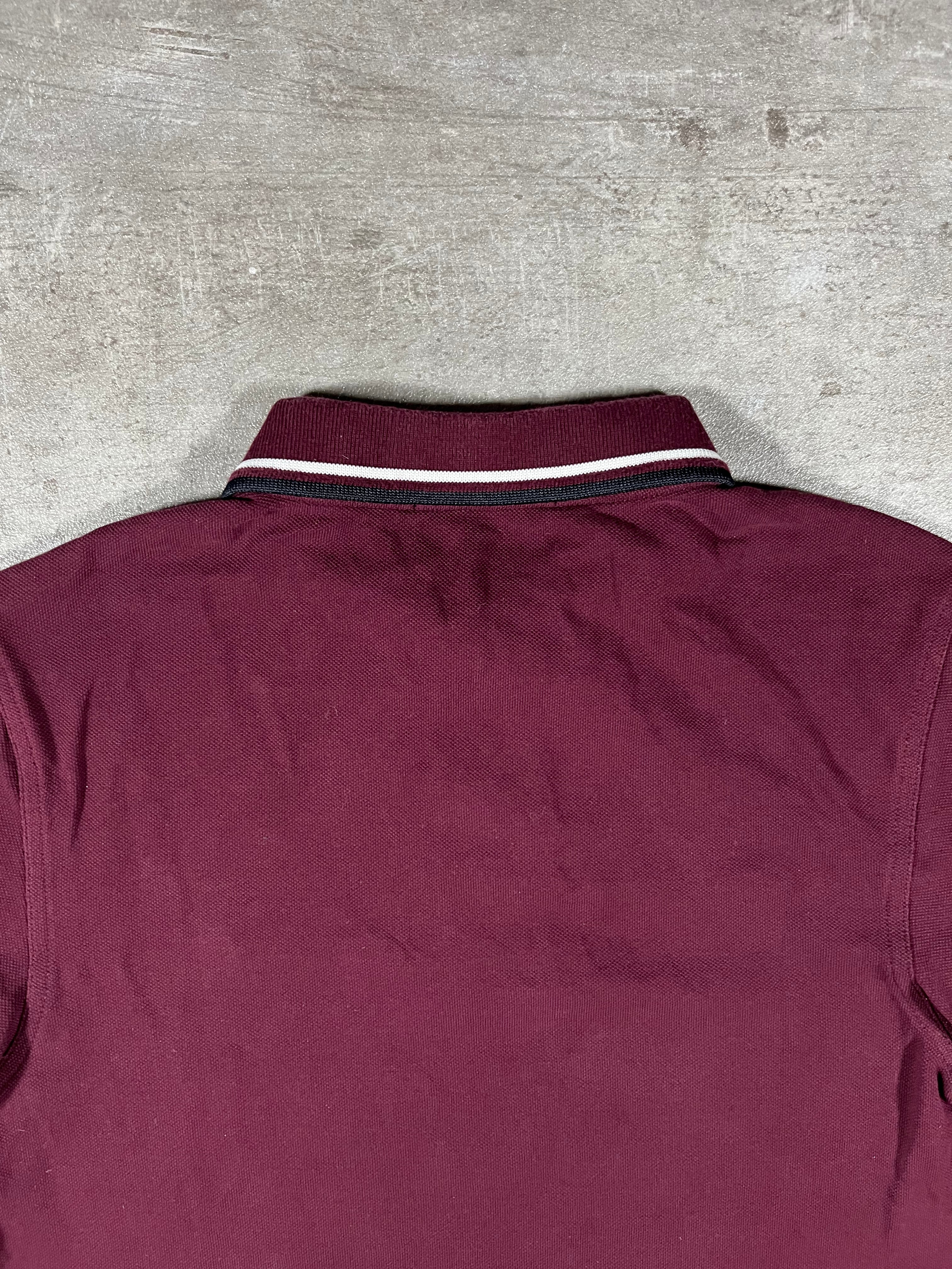 Fred Perry Poloshirt Bordeaux S