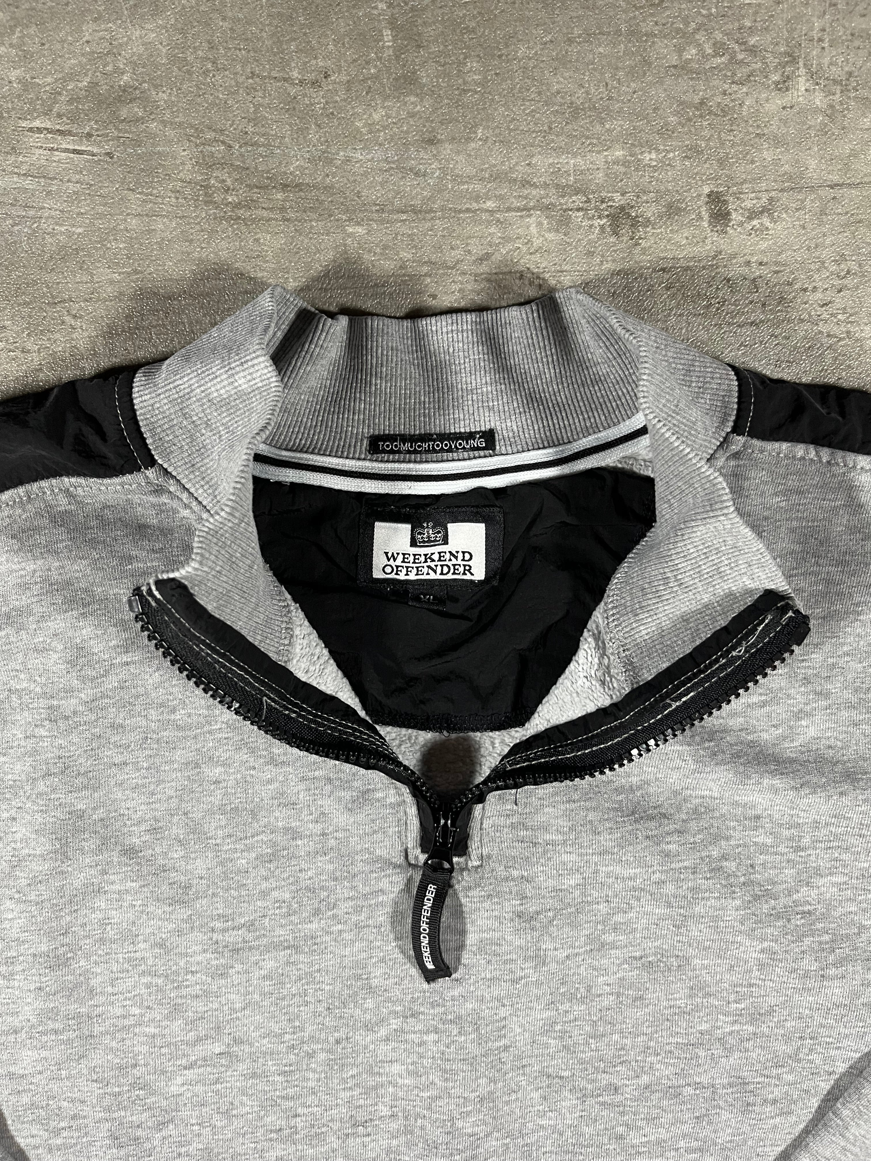 Weekend Offender Quarter-Zip Grau XL