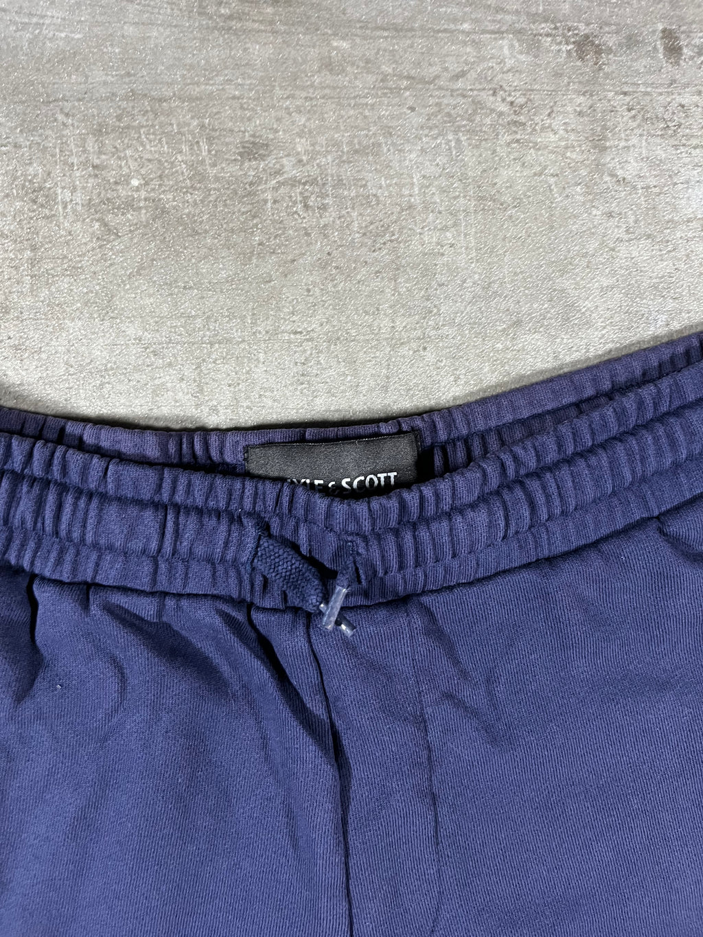 Lyle & Scott kurze Jogginghose Dunkelblau L
