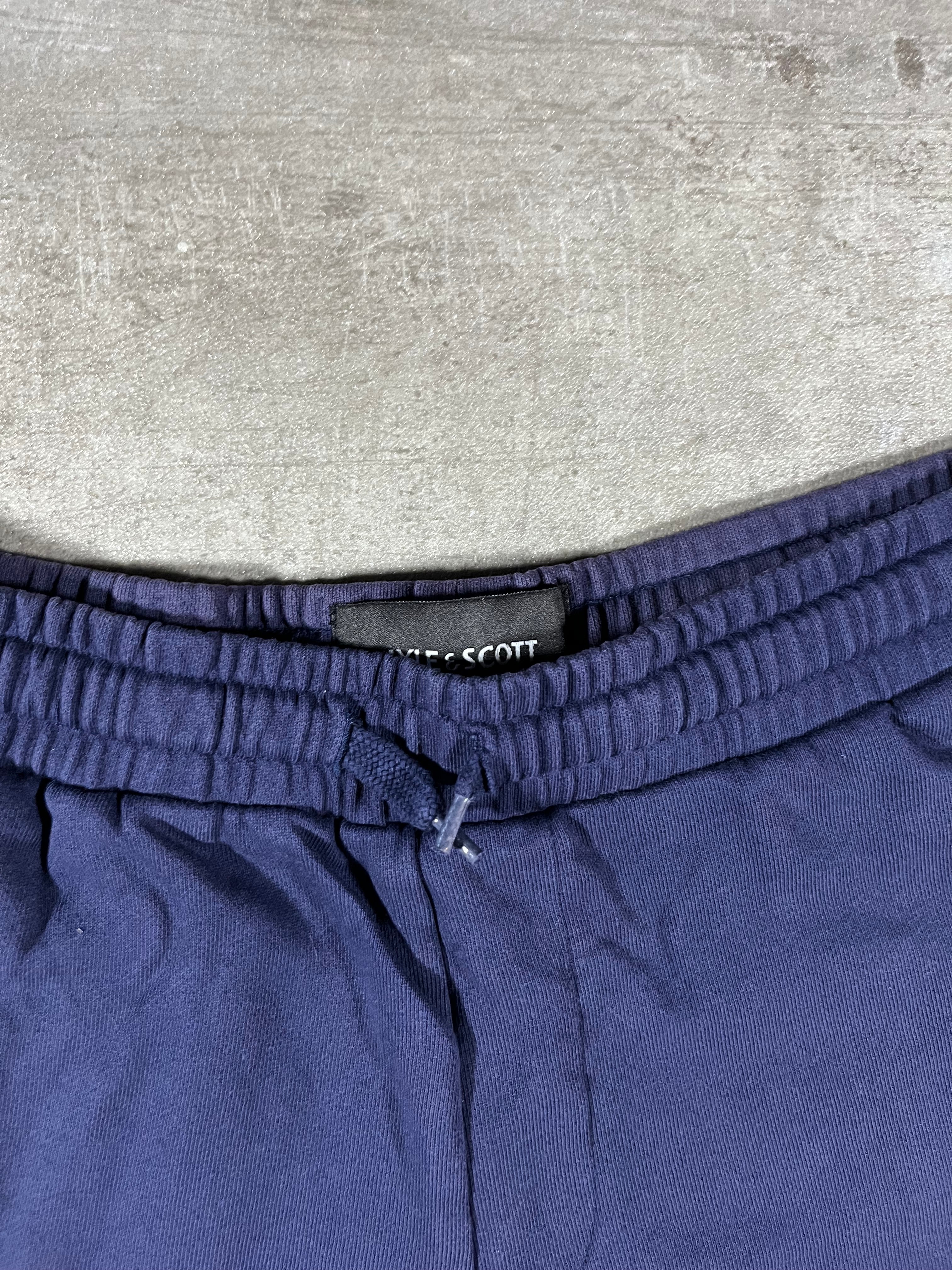 Lyle & Scott kurze Jogginghose Dunkelblau L