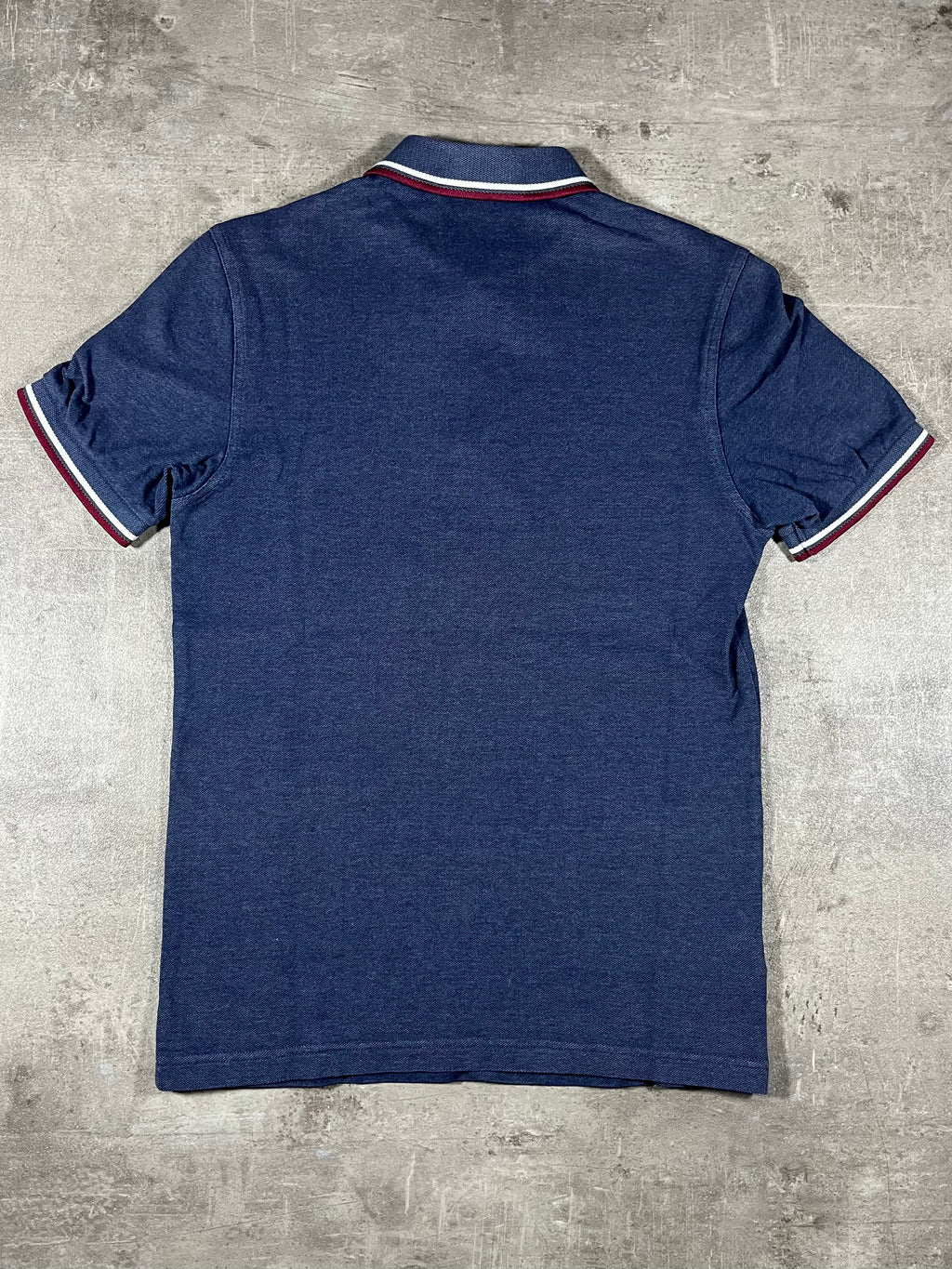 Fred Perry Poloshirt Blau/ Weiß/ Rot S
