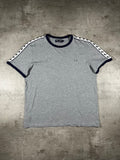 Fred Perry T-shirt Taped Grau L