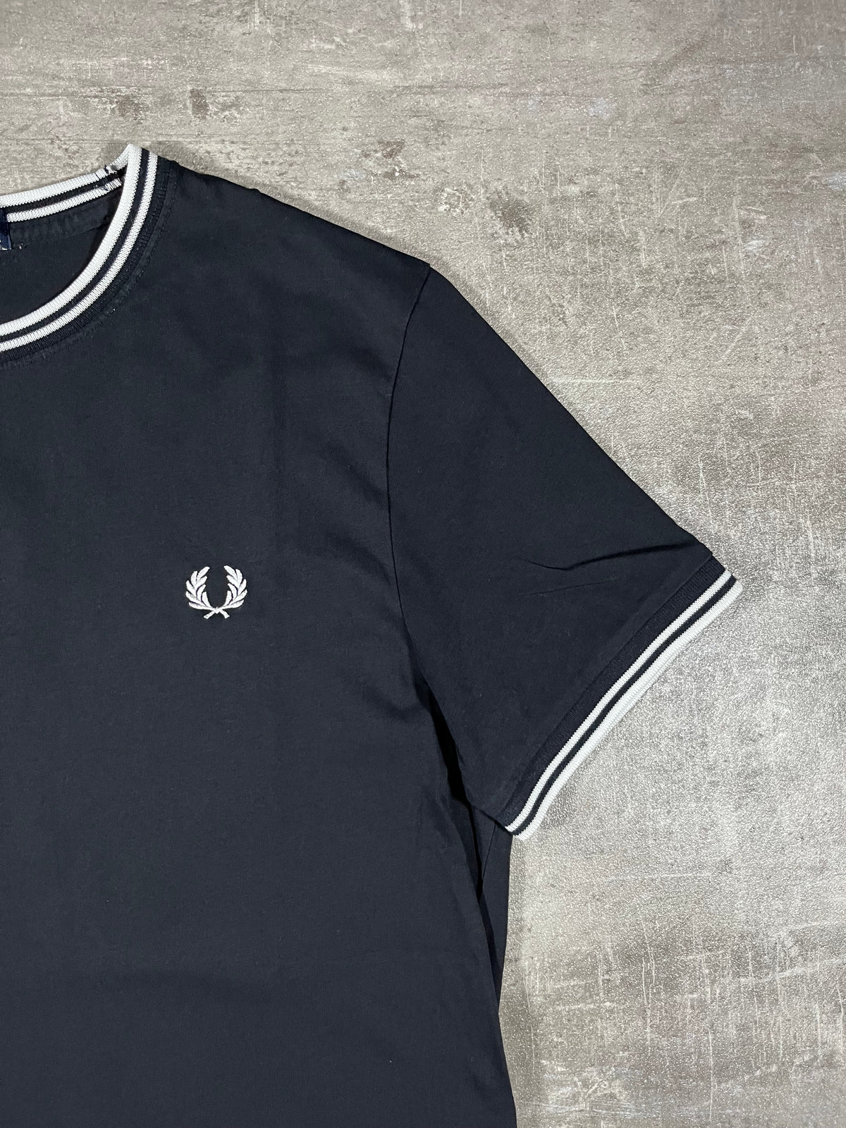 Fred Perry T-shirt Schwarz/ Weiß M