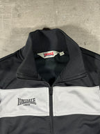Lonsdale Trainingsjacke Schwarz/ Weiß S
