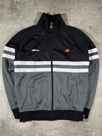 ellesse Rimini Trainingsjacke Schwarz/ Grau S