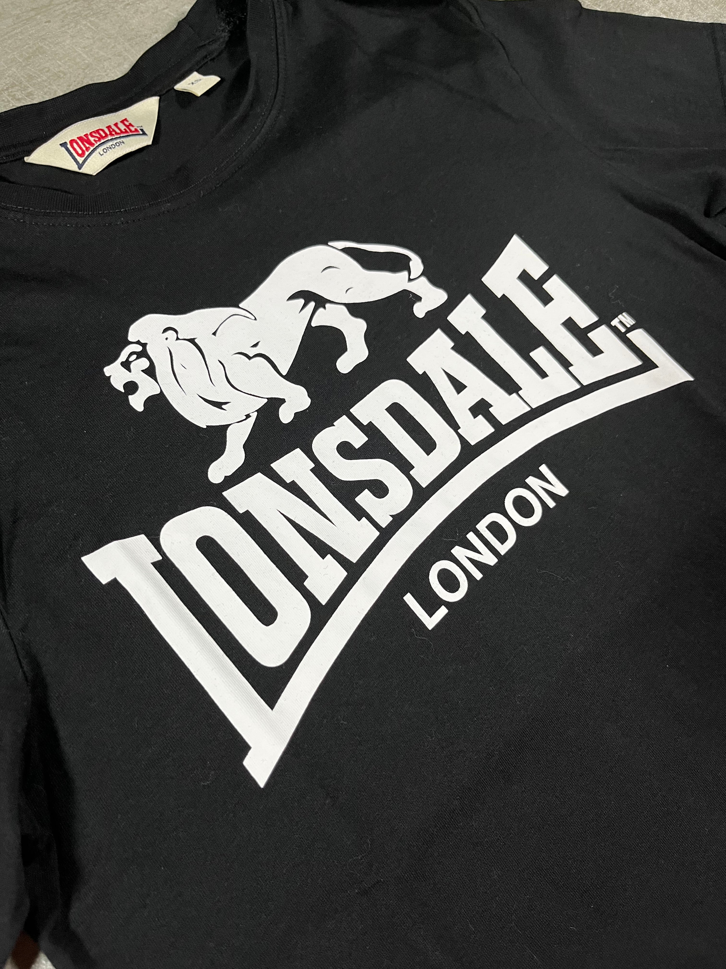 Lonsdale T-shirt Schwarz XS
