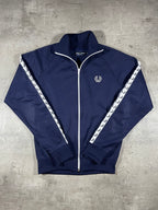 Fred Perry Trainingsjacke Taped Dunkelblau S