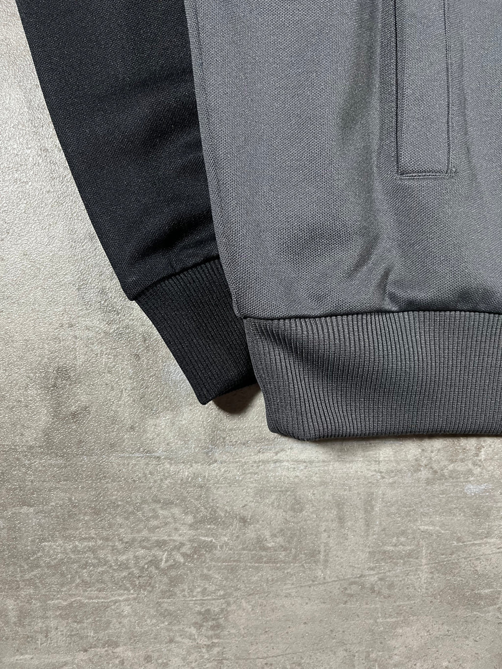 Fred Perry Trainingsjacke Schwarz/ Grau L