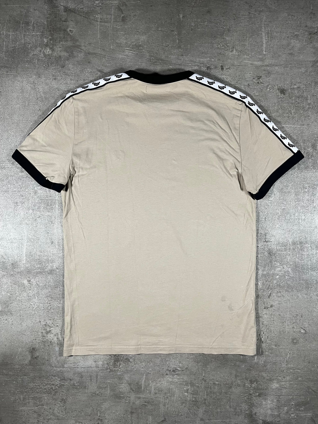 Fred Perry T-shirt Taped Beige S
