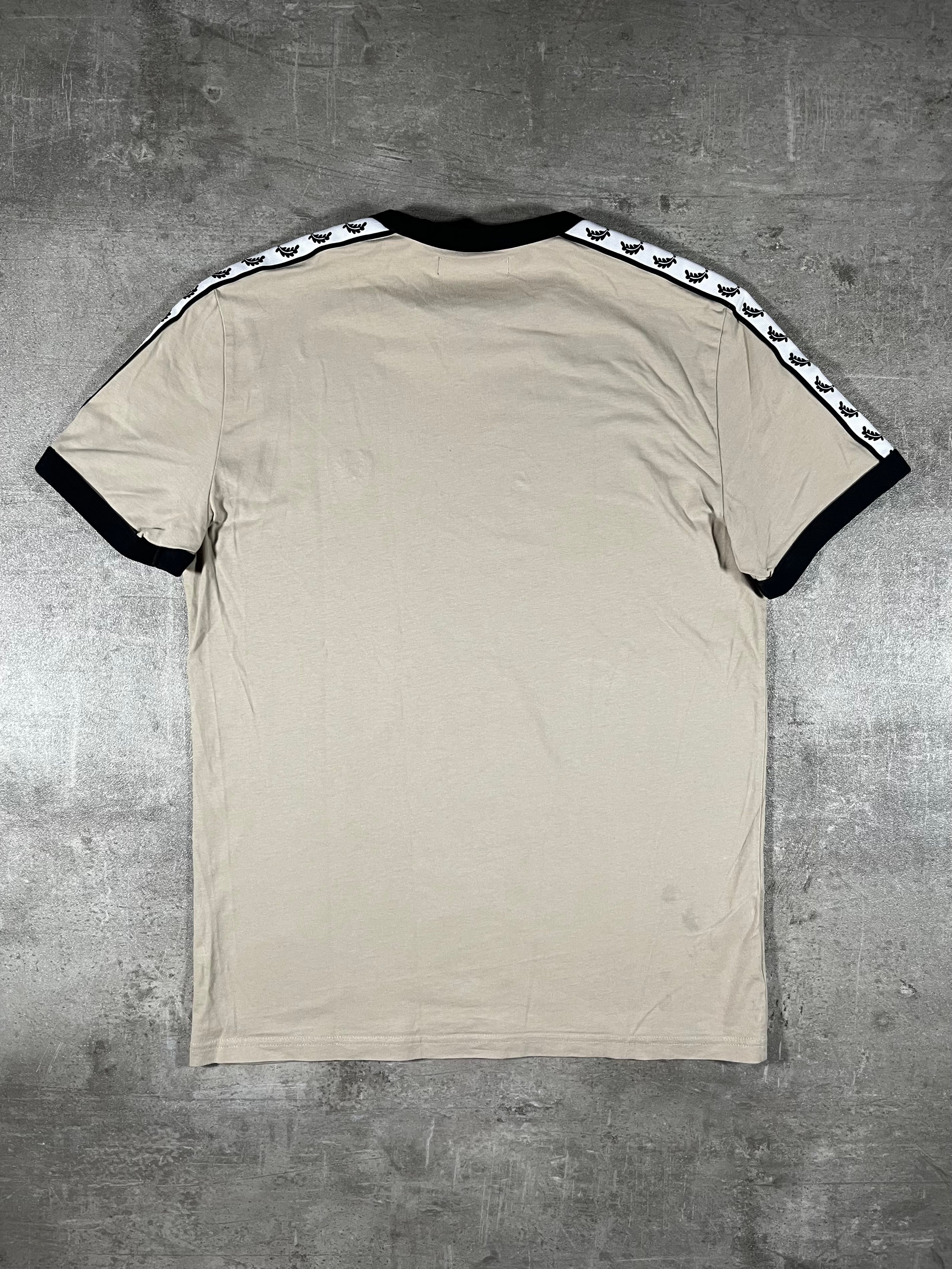 Fred Perry T-shirt Taped Beige S