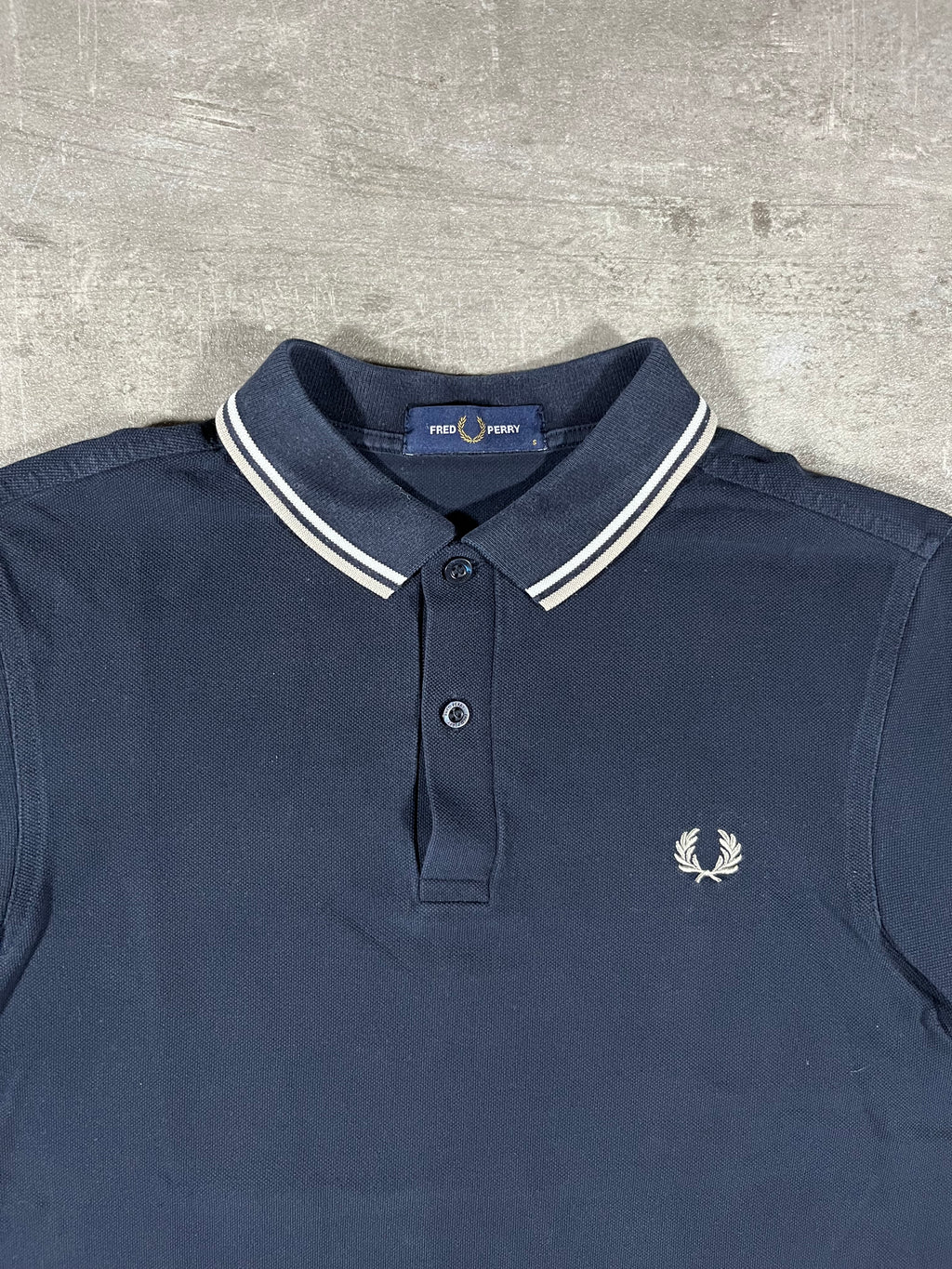 Fred Perry Poloshirt Schwarz S