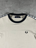 Fred Perry T-shirt Taped Beige S