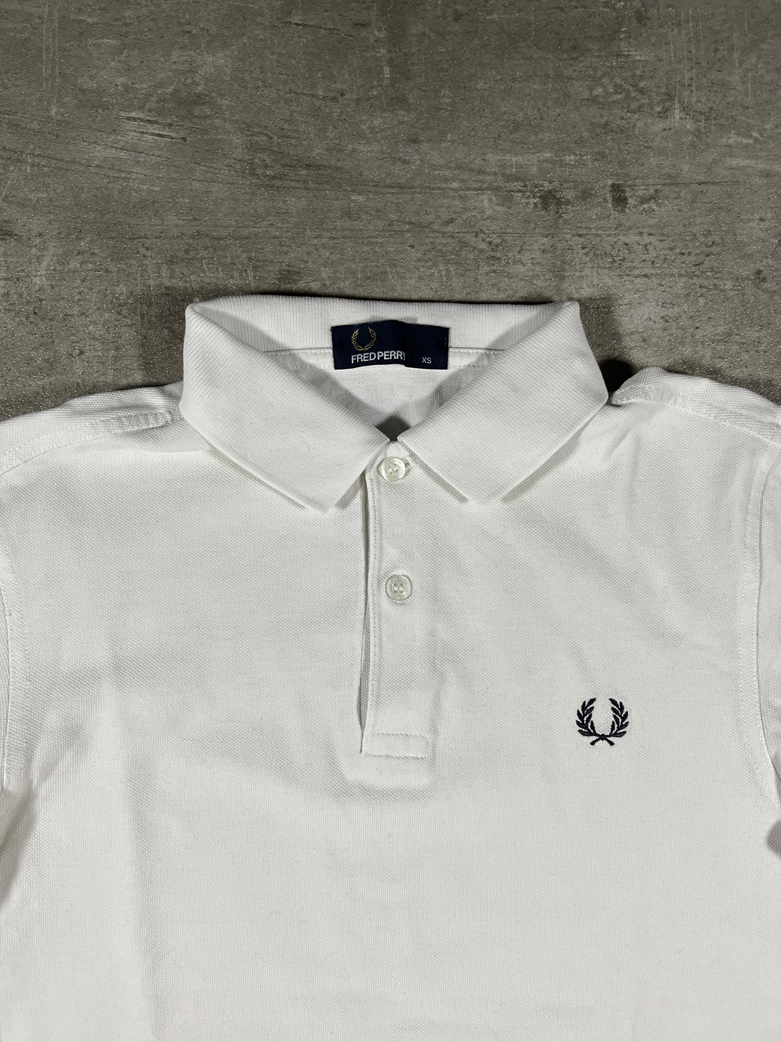 Fred Perry Poloshirt Weiß XS