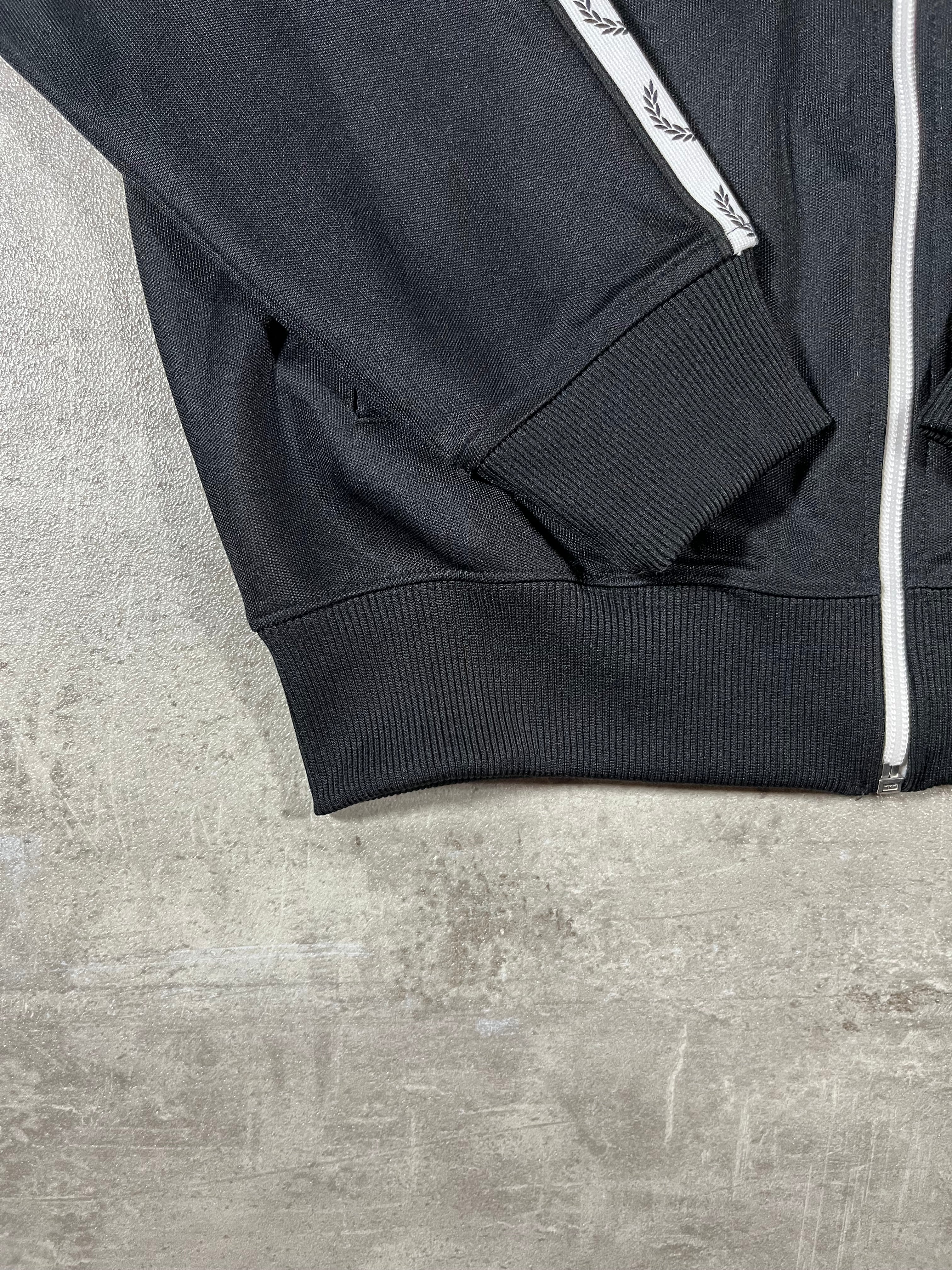 Fred Perry Trainingsjacke Taped Schwarz S