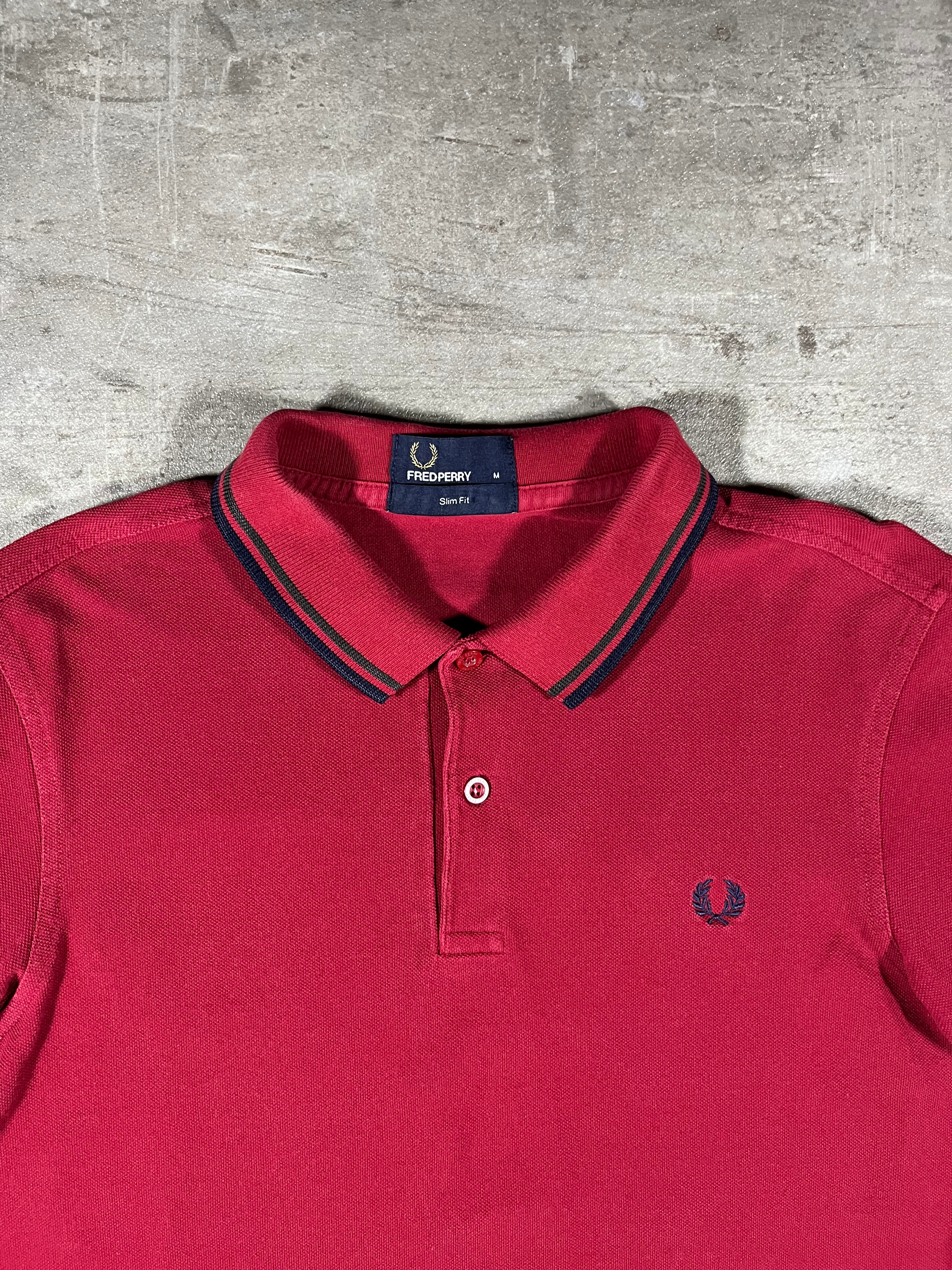 Fred Perry Poloshirt Rot M