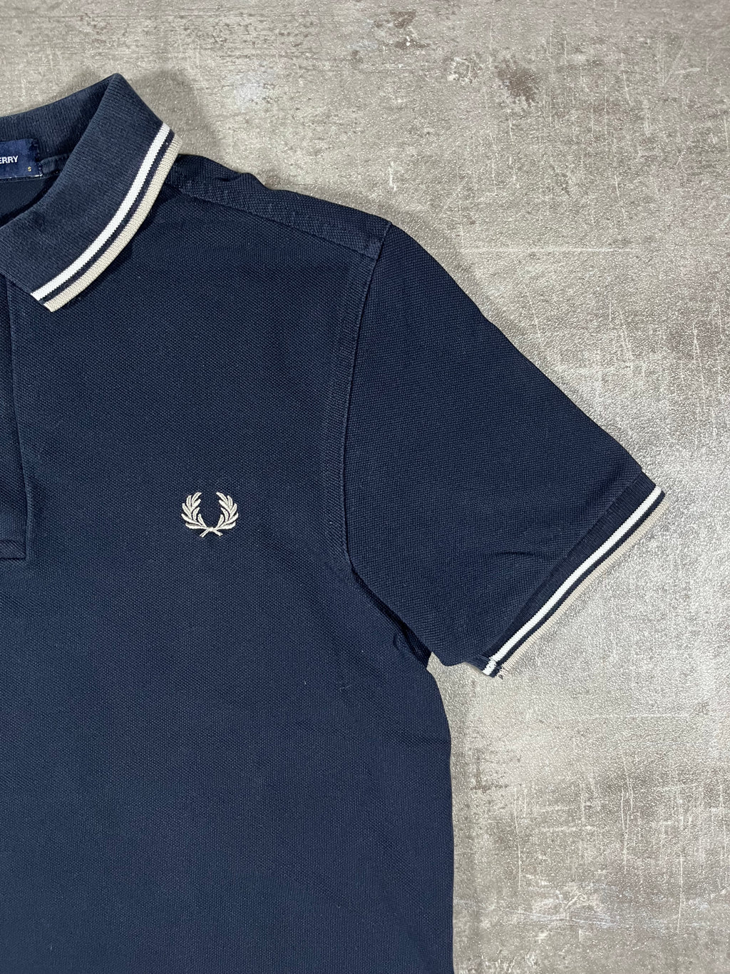 Fred Perry Poloshirt Schwarz S
