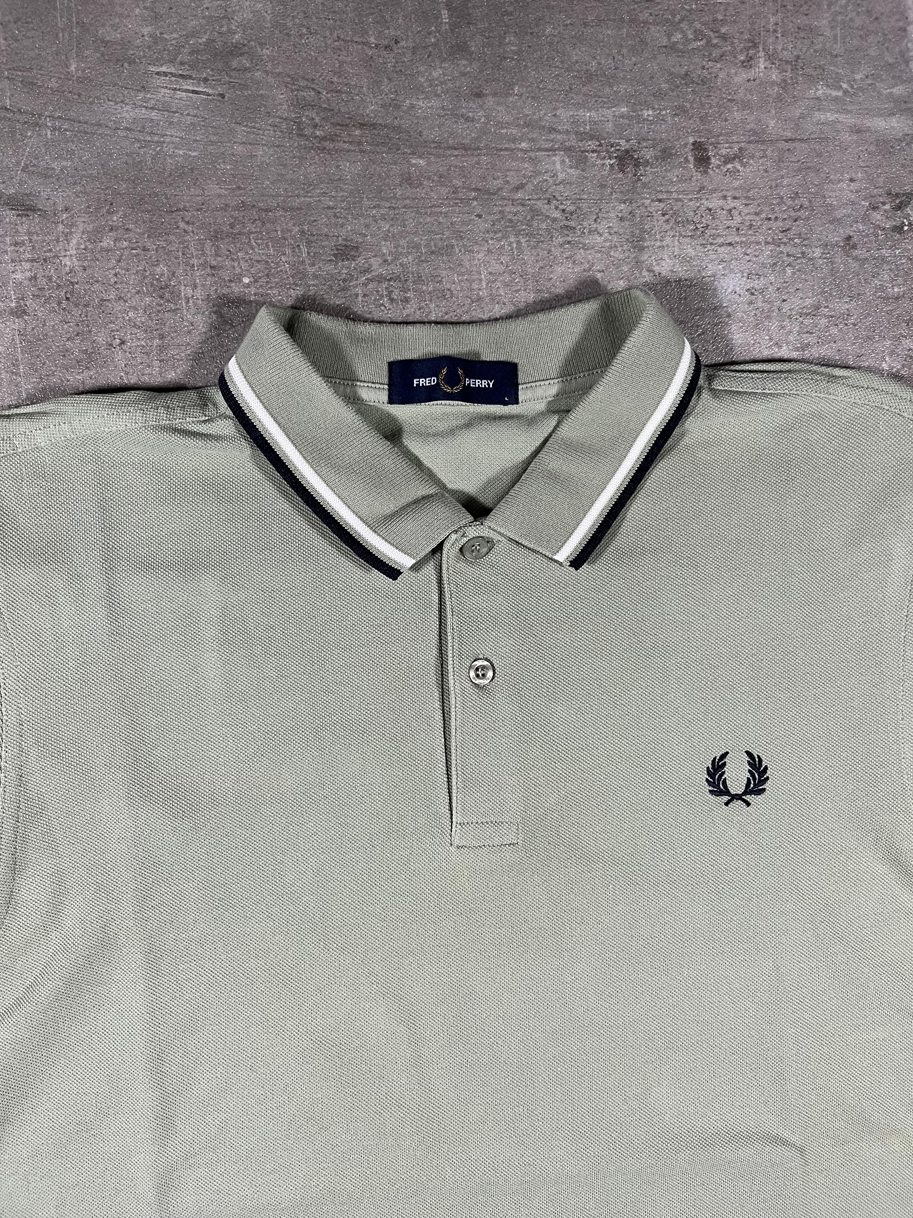 Fred Perry Poloshirt Taupe L