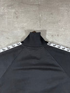 Fred Perry Vintage Trainingsjacke Taped Schwarz S