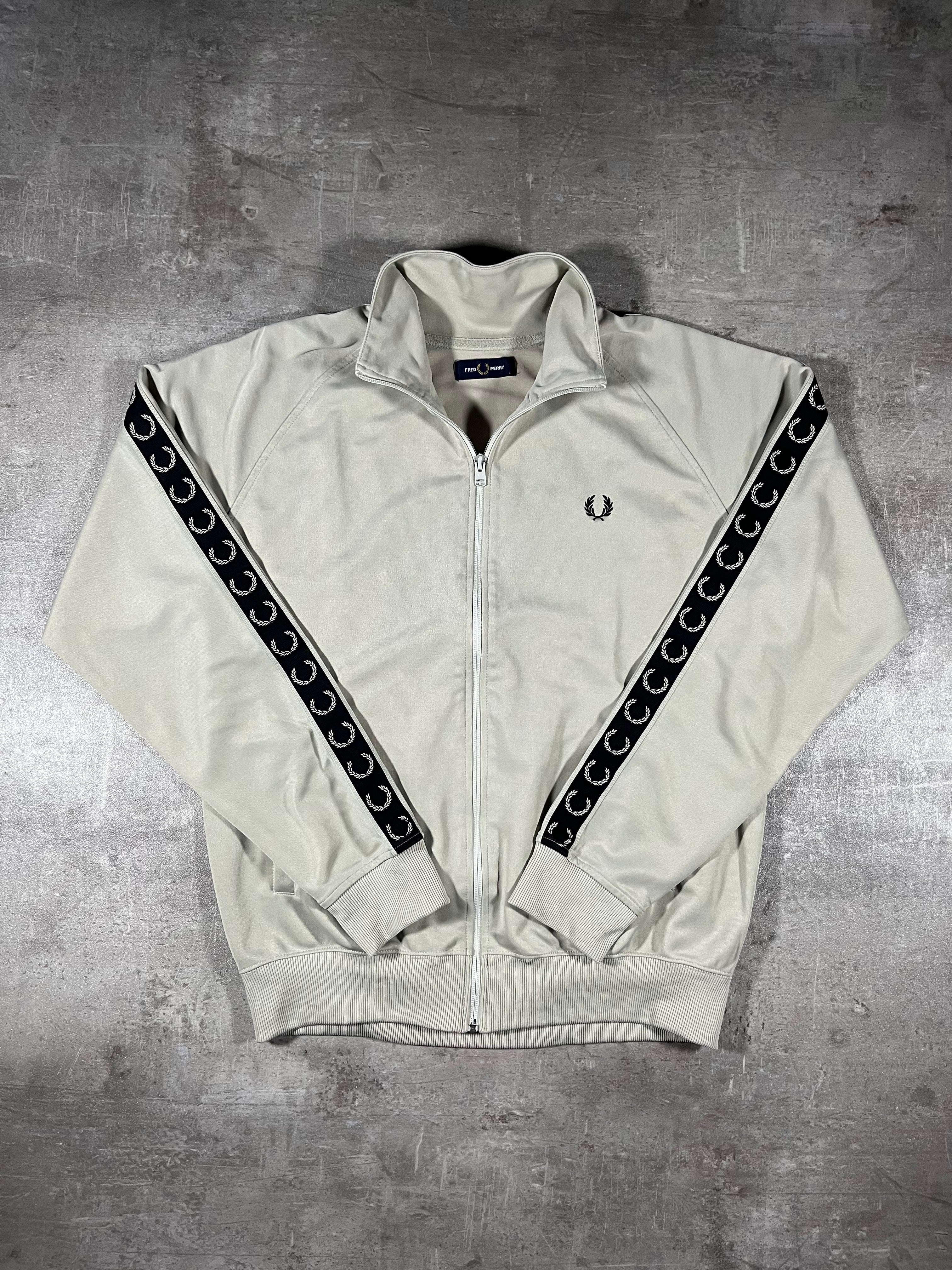 Fred Perry Trainingsjacke Taped Beige L