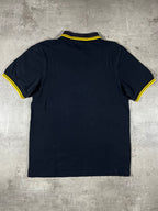 Fred Perry Poloshirt Schwarz/ Gelb M