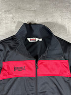 Lonsdale Trainingsjacke Schwarz/ Rot L
