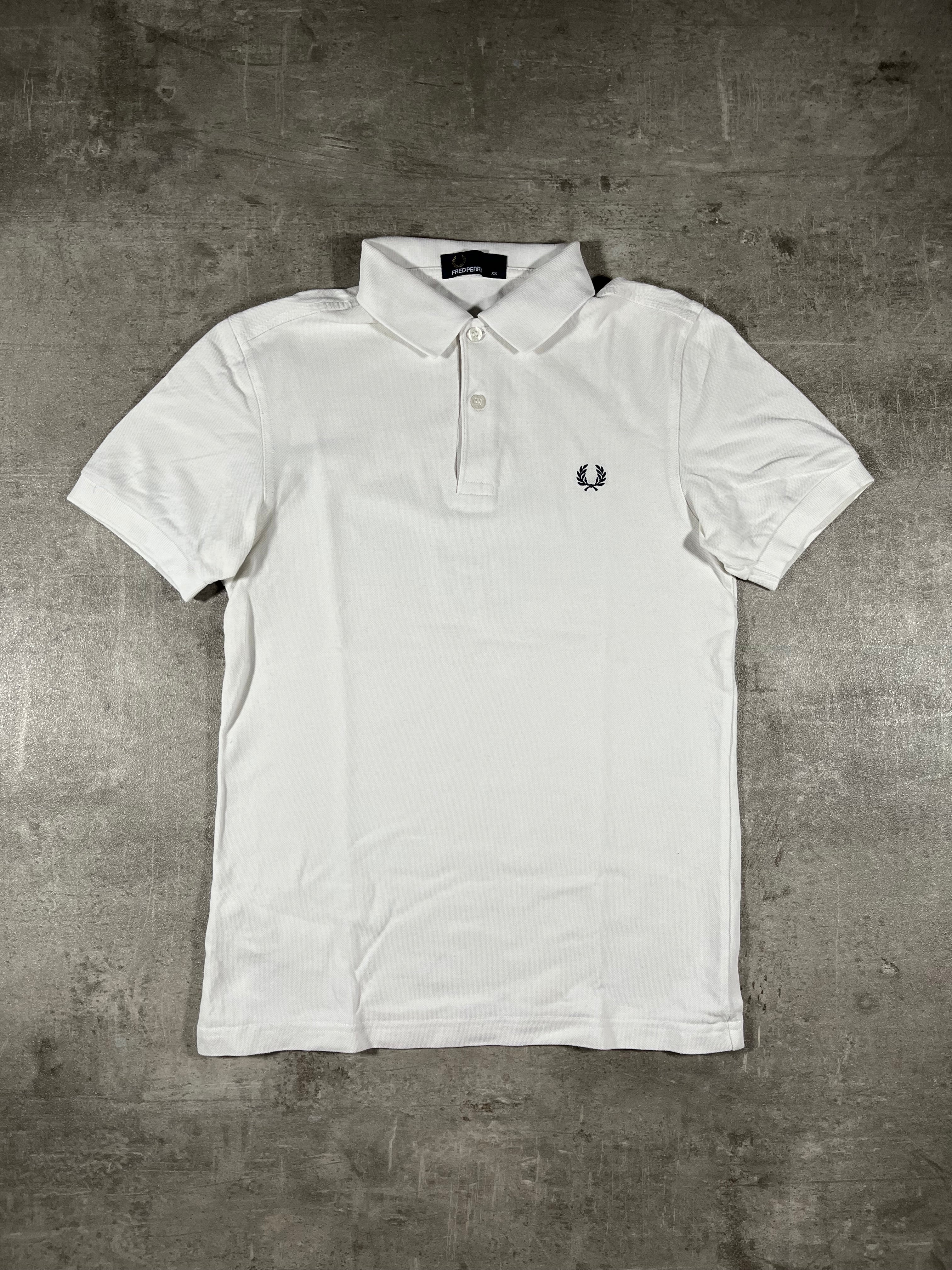 Fred Perry Poloshirt Weiß XS