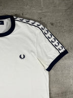 Fred Perry T-shirt Taped Weiß S