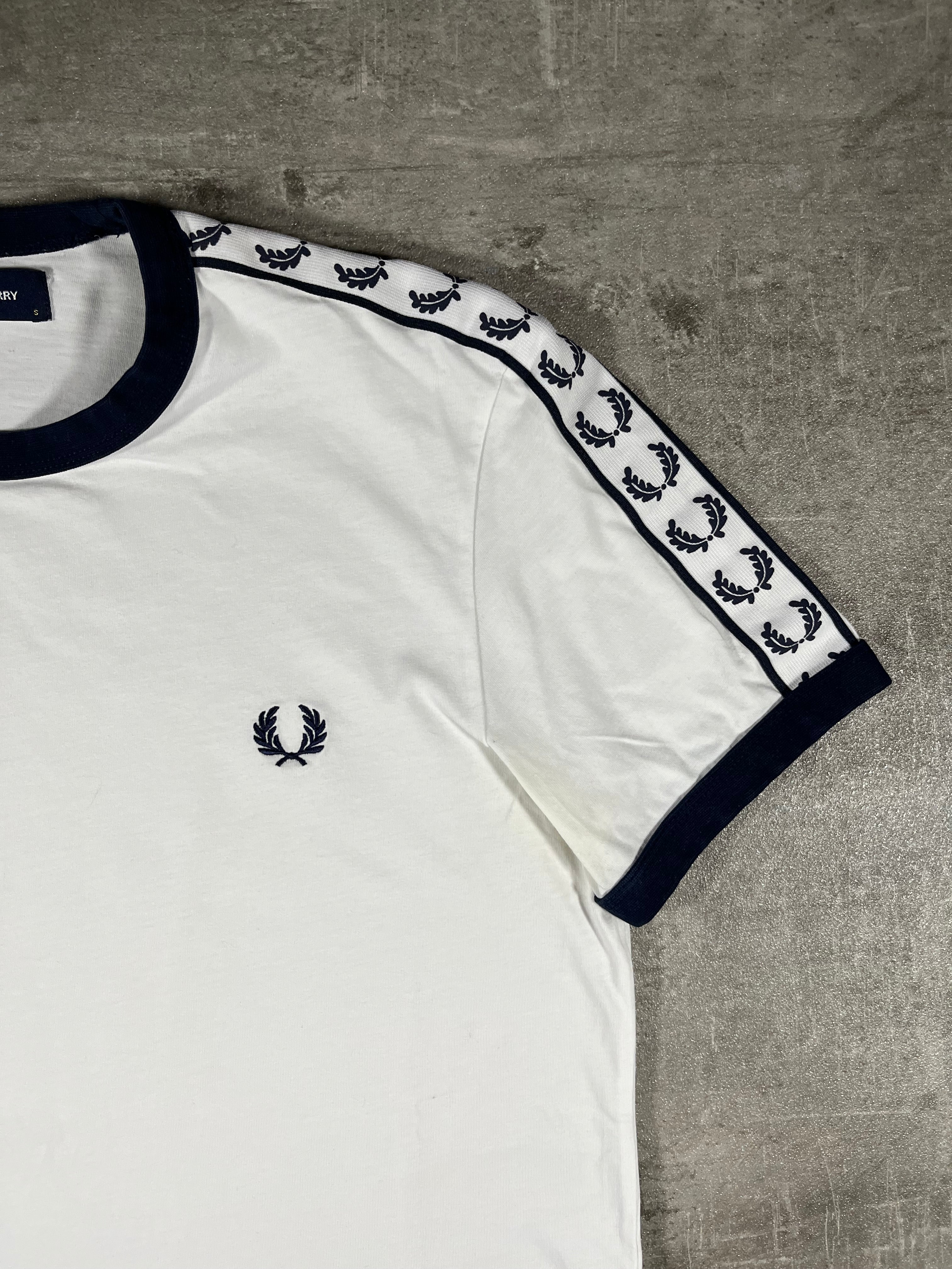 Fred Perry T-shirt Taped Weiß S