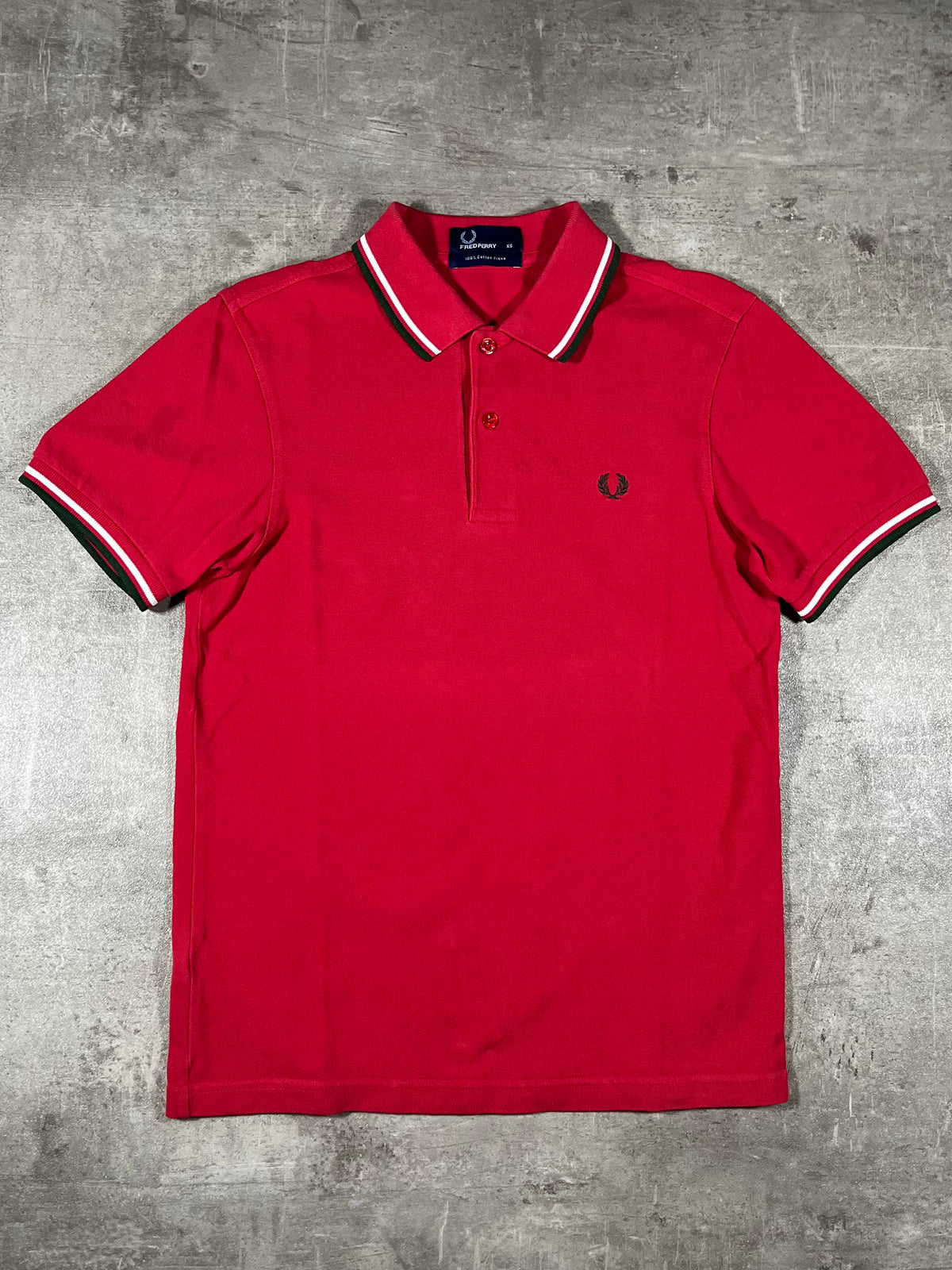 Fred Perry Poloshirt Rot XS