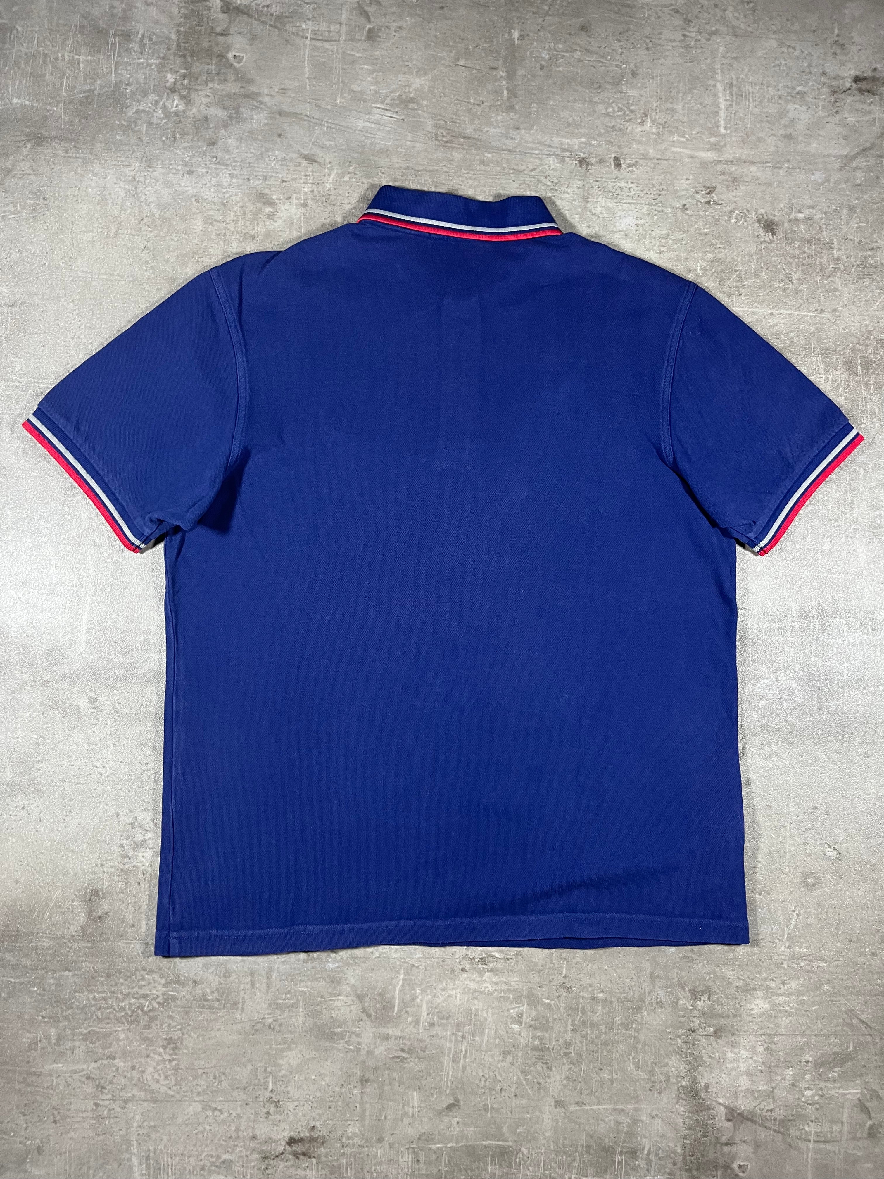 Fred Perry Poloshirt Blau/ Grau/ Rot M