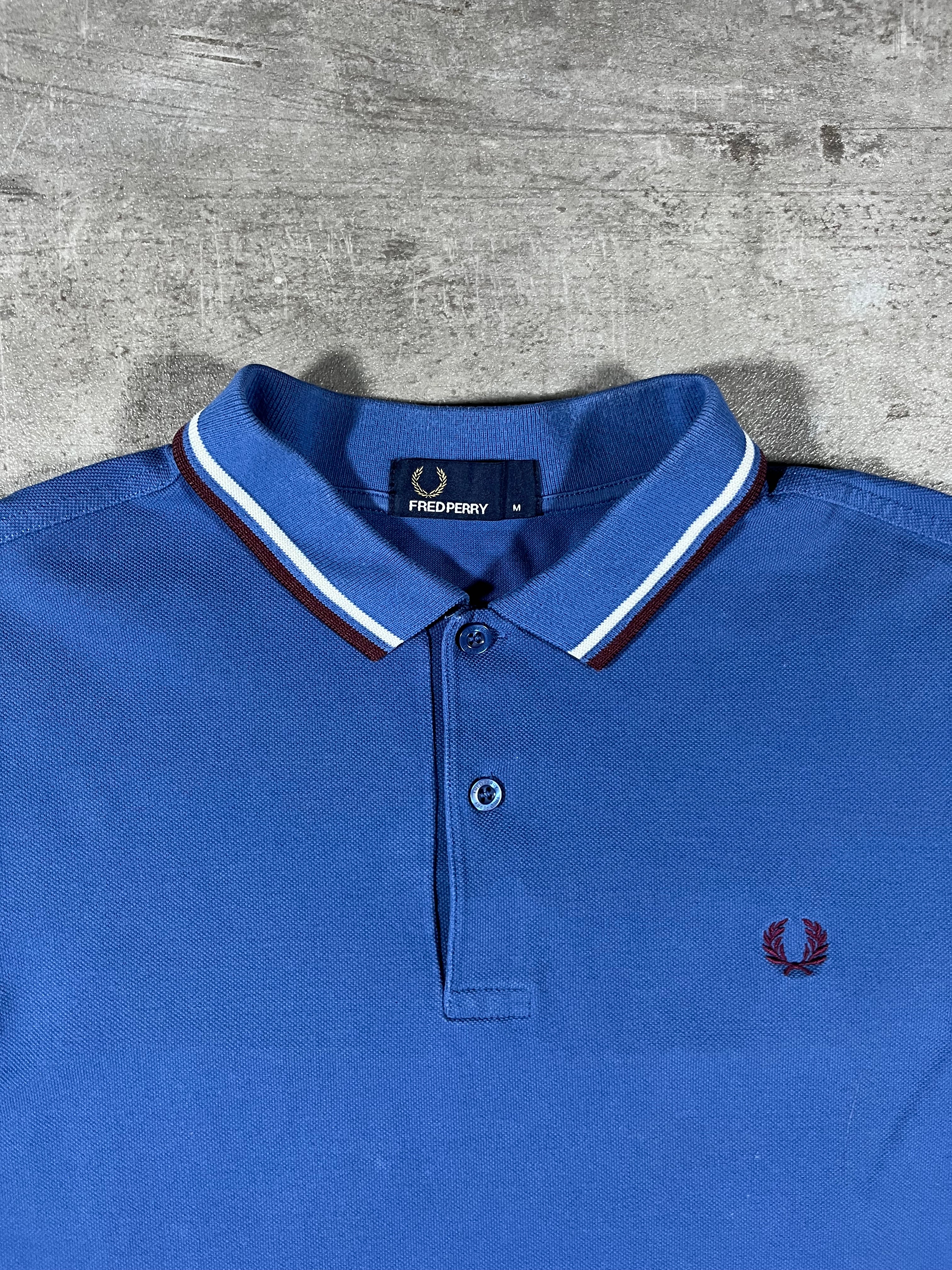 Fred Perry Poloshirt Blau M