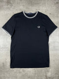 Fred Perry T-shirt Schwarz/ Weiß M