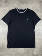 Fred Perry T-shirt Schwarz/ Weiß M