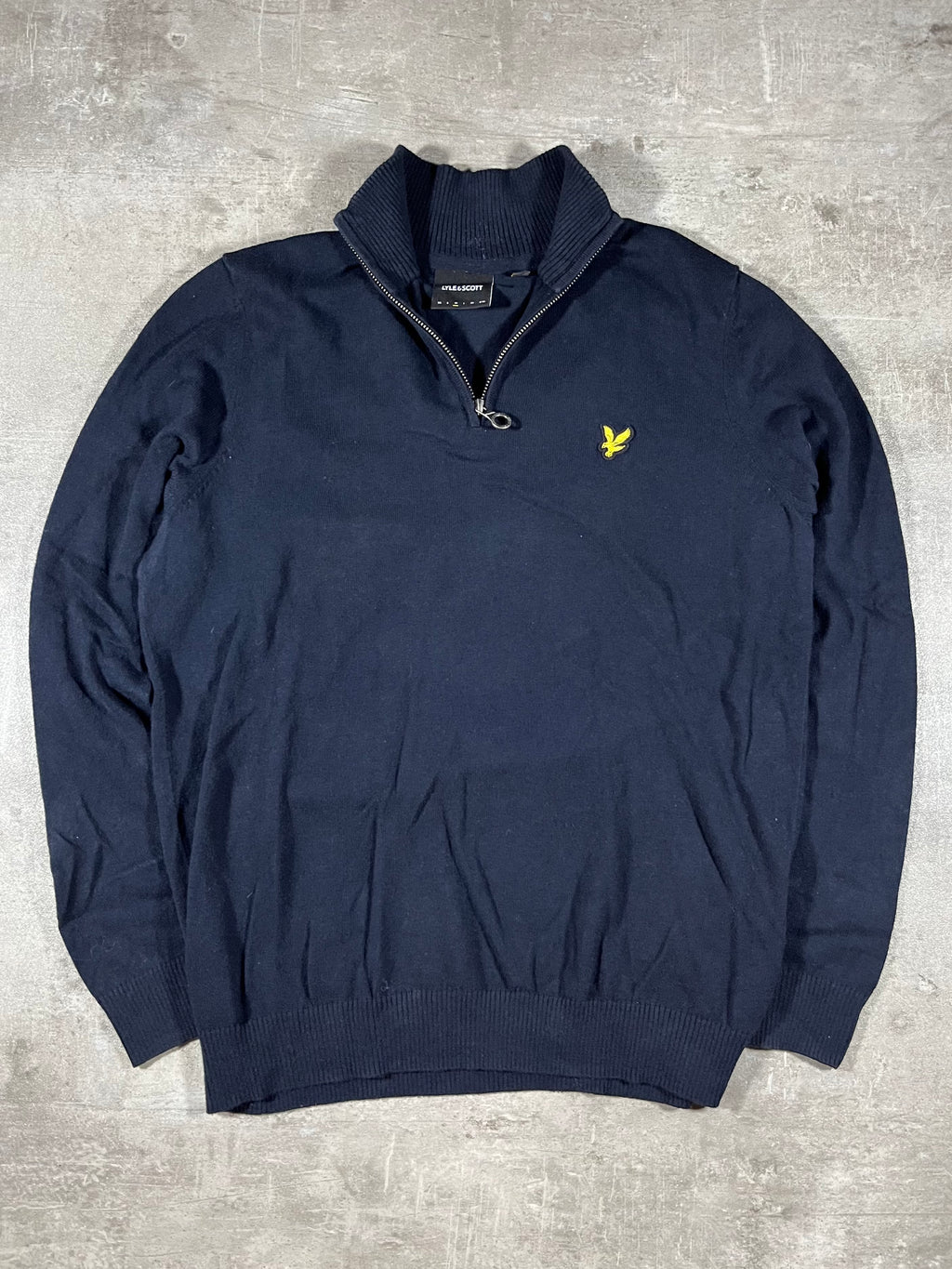 Lyle & Scott Half-Zip Schwarz M
