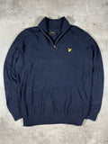 Lyle & Scott Half-Zip Schwarz M