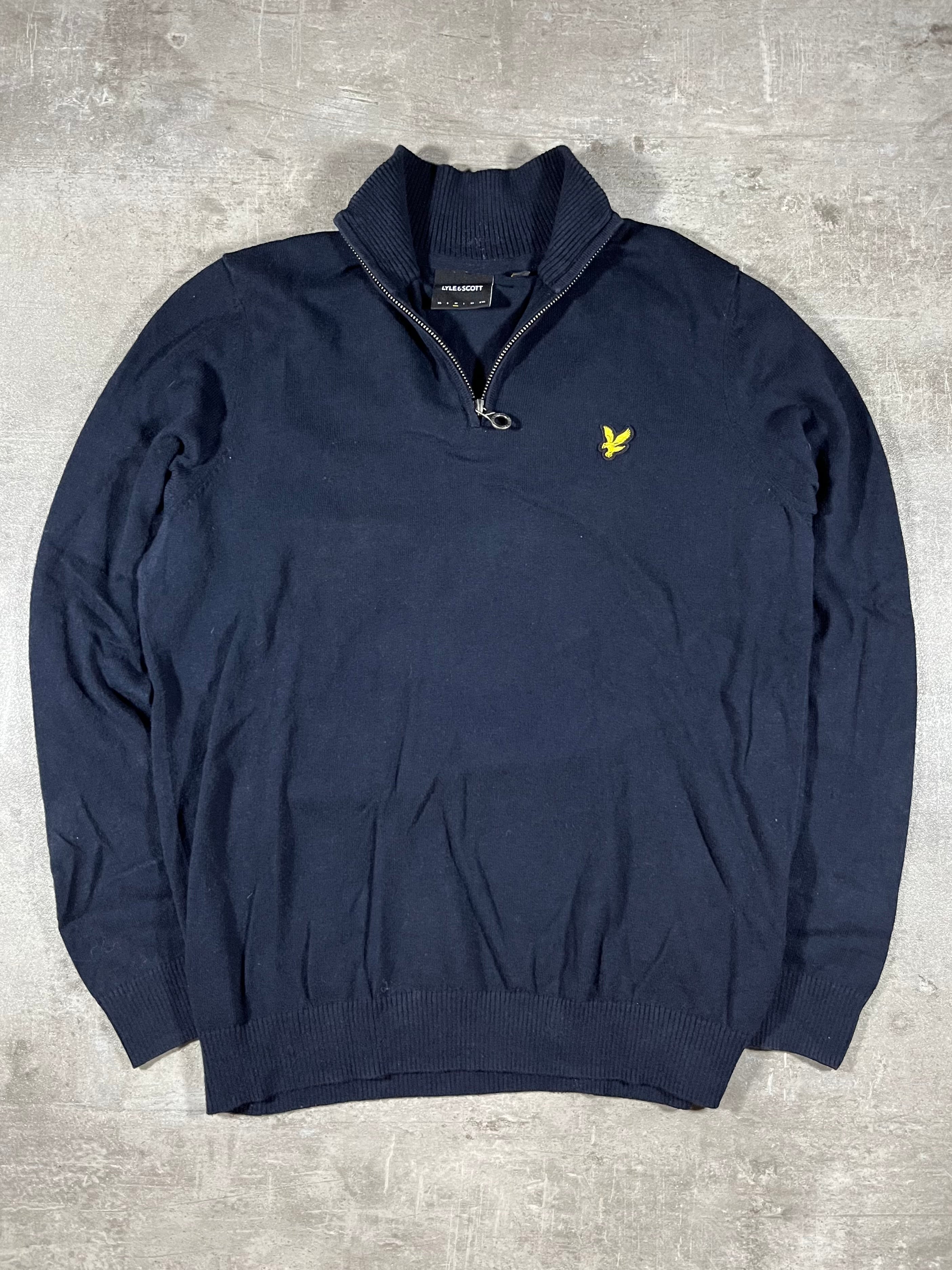 Lyle & Scott Half-Zip Schwarz M