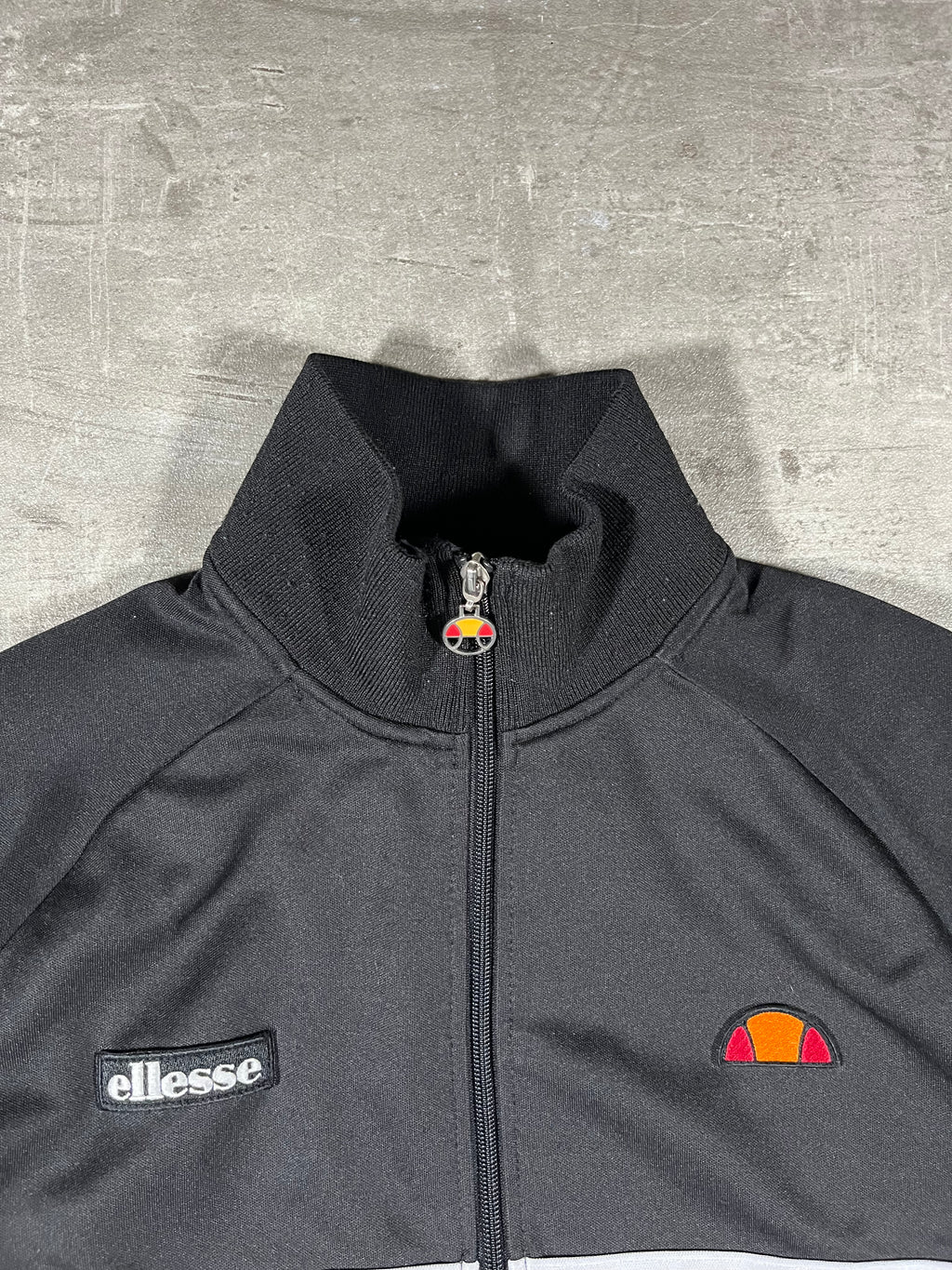 ellesse Rimini Trainingsjacke Schwarz/ Grau S