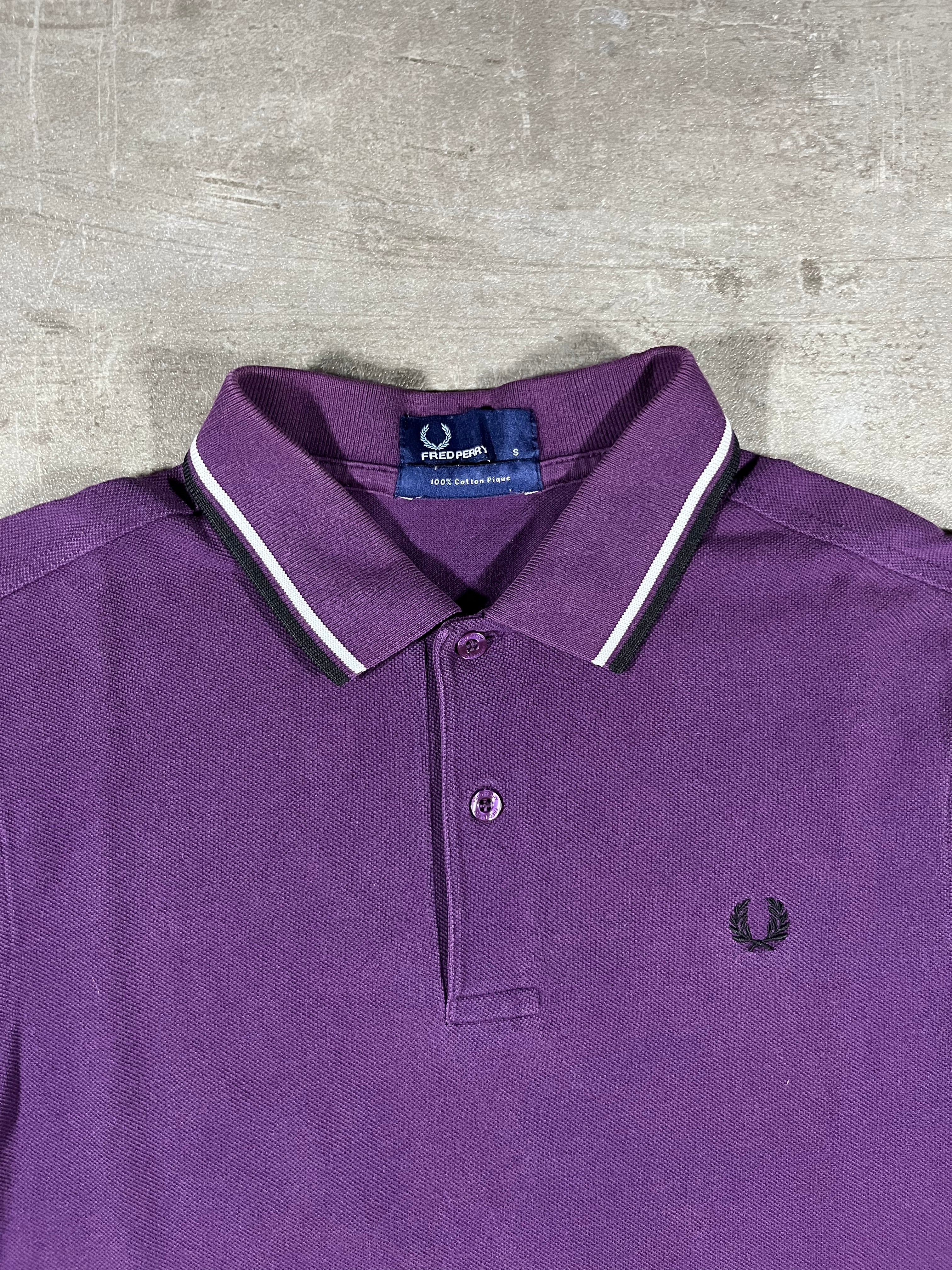 Fred Perry Poloshirt Lila S