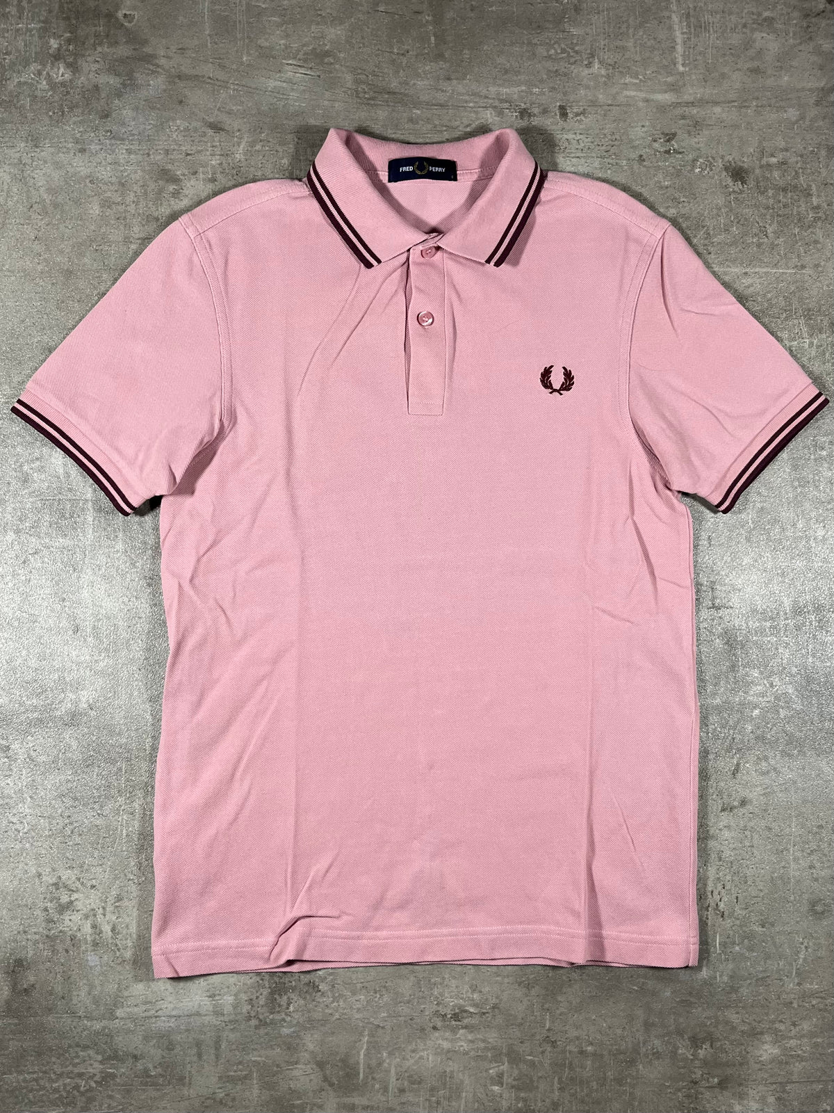 Fred Perry Poloshirt Rosa S
