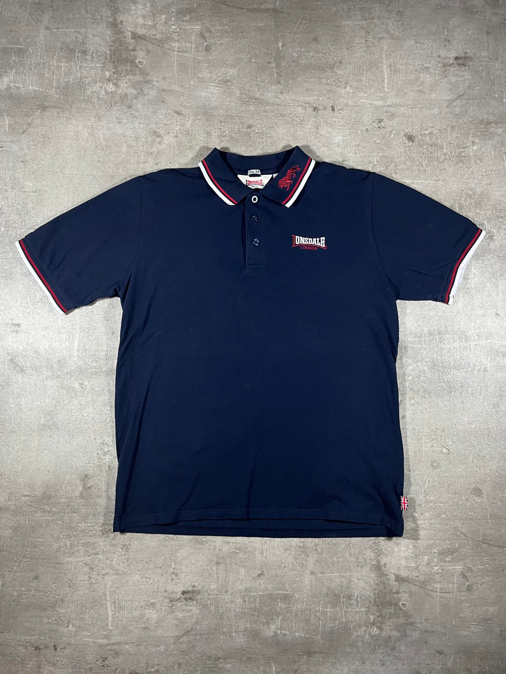 Lonsdale Poloshirt Dunkelblau L
