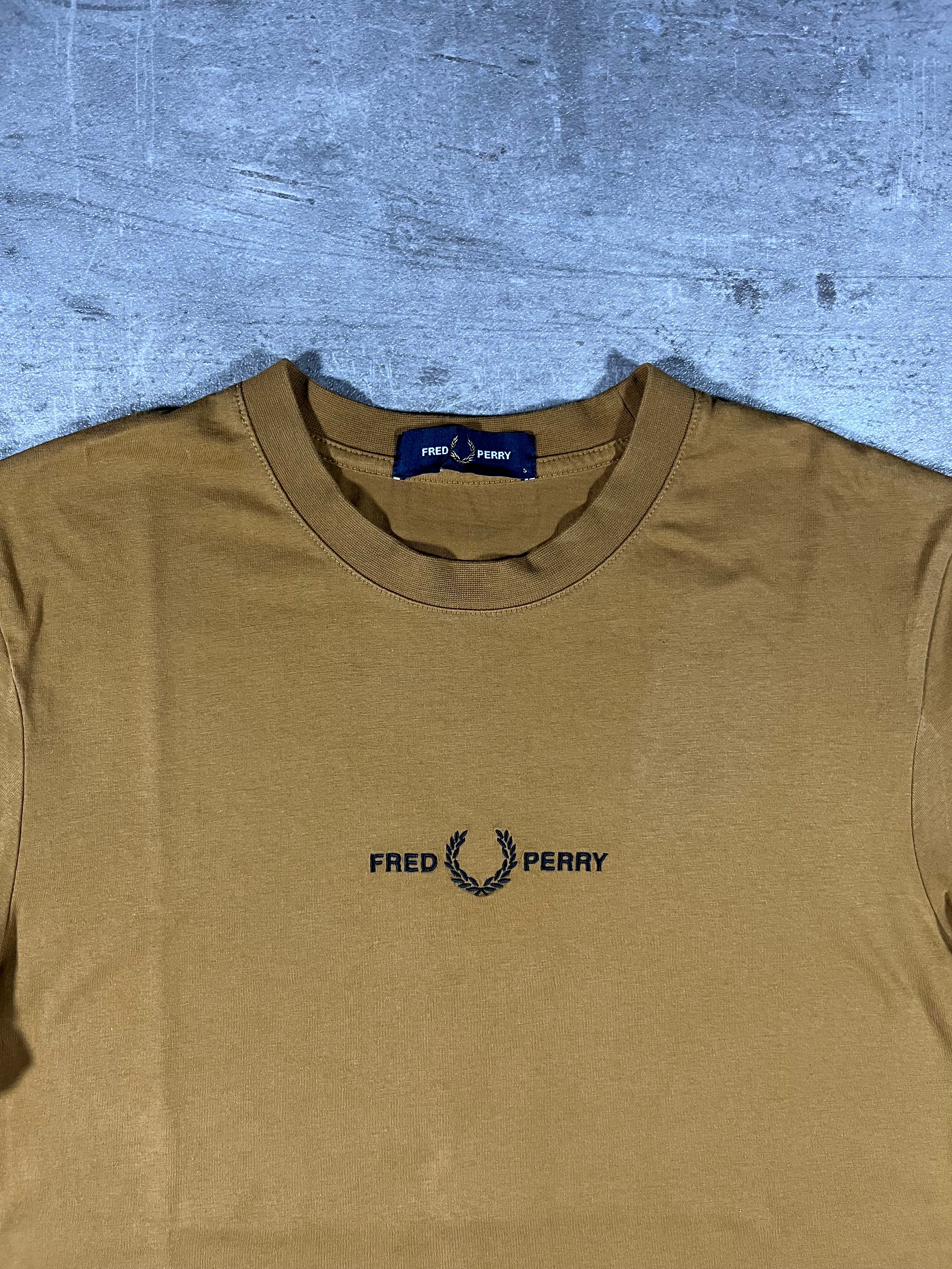 Fred Perry T-shirt Beige S