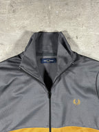 Fred Perry Trainingsjacke Schwarz/ Gold/ Grau M