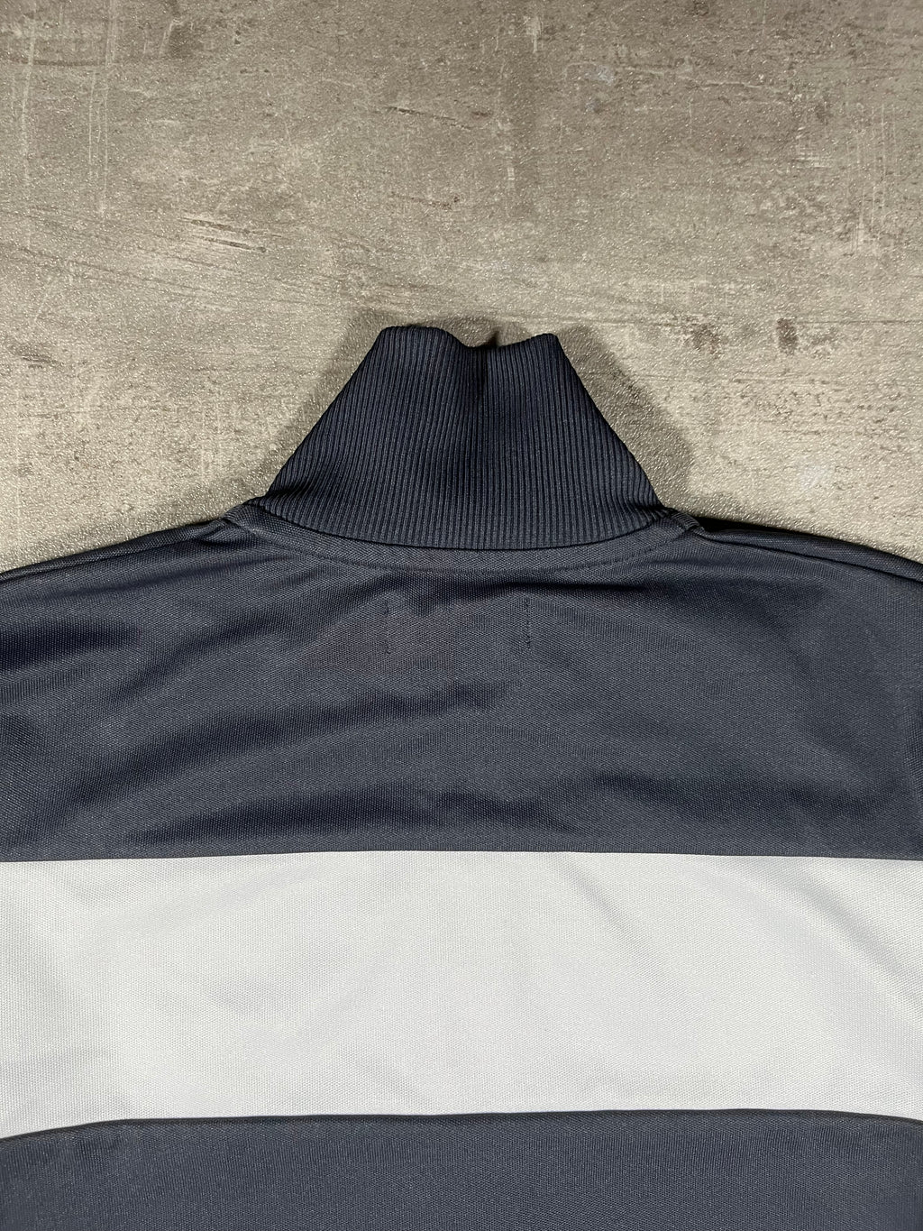 Fred Perry Vintage Trainingsjacke Grau/ Weiß S